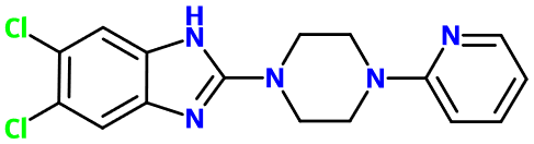 (image for) MC007636 5,6-Dichloro-2-[4-pyridinyl-1-piperazinyl]benzimidazole